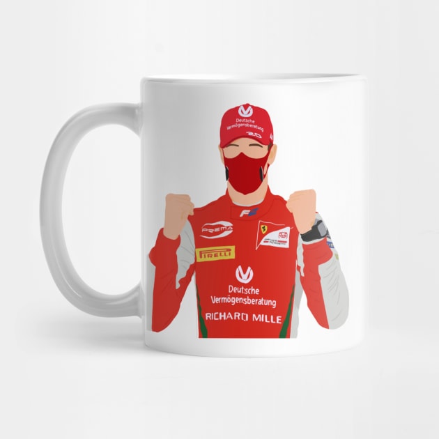 Mick Schumacher after winning the Formula 2 championship of 2020 by royaldutchness